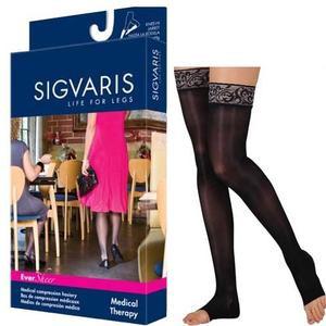 Sigvaris Eversheer Pantyhose, 20-30 mmHg, Medium-Long, Black