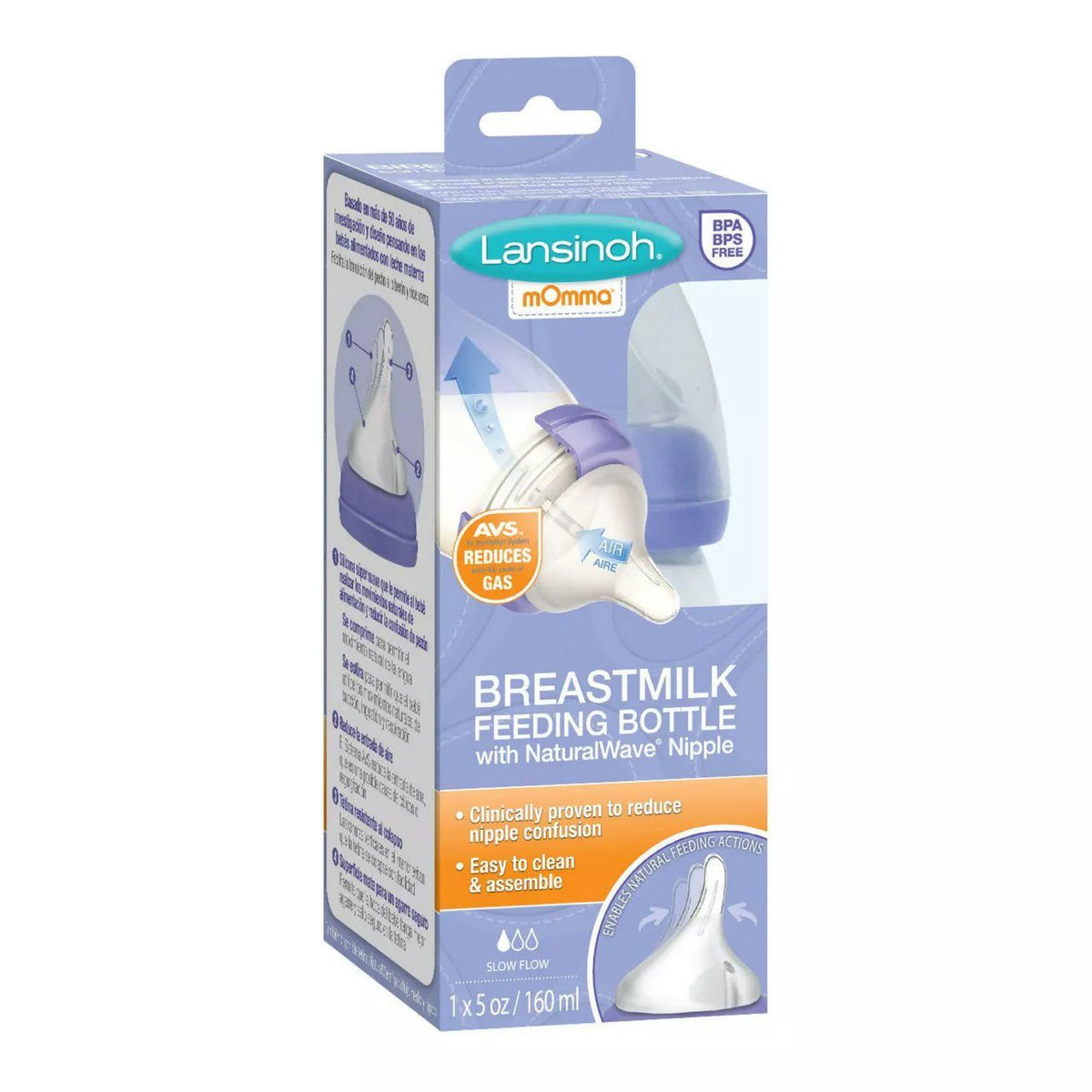 Lansinoh Breastfeeding 5 oz Bottles - 3 ct