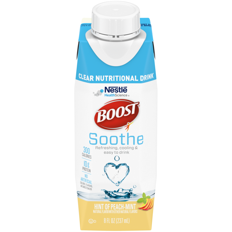 Image of BOOST SOOTHE, Strawberry-Kiwi, 8 fl. oz. Tetra Prisma