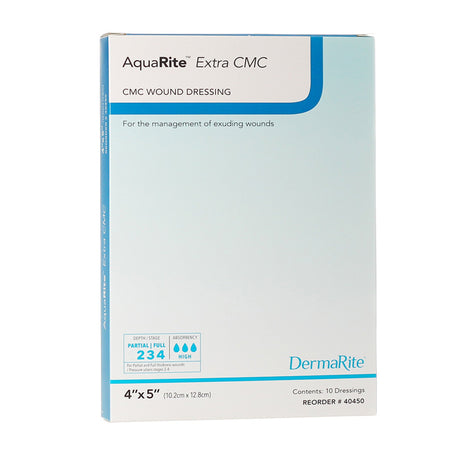 Image of AquaRite Extra CMC Hydrofiber Wound Dressing, 4" x 5"