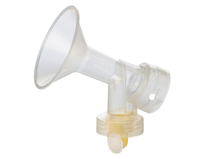 Image of Medela 1-Piece Breast Shield with Valve and Membrane, 24mm Size