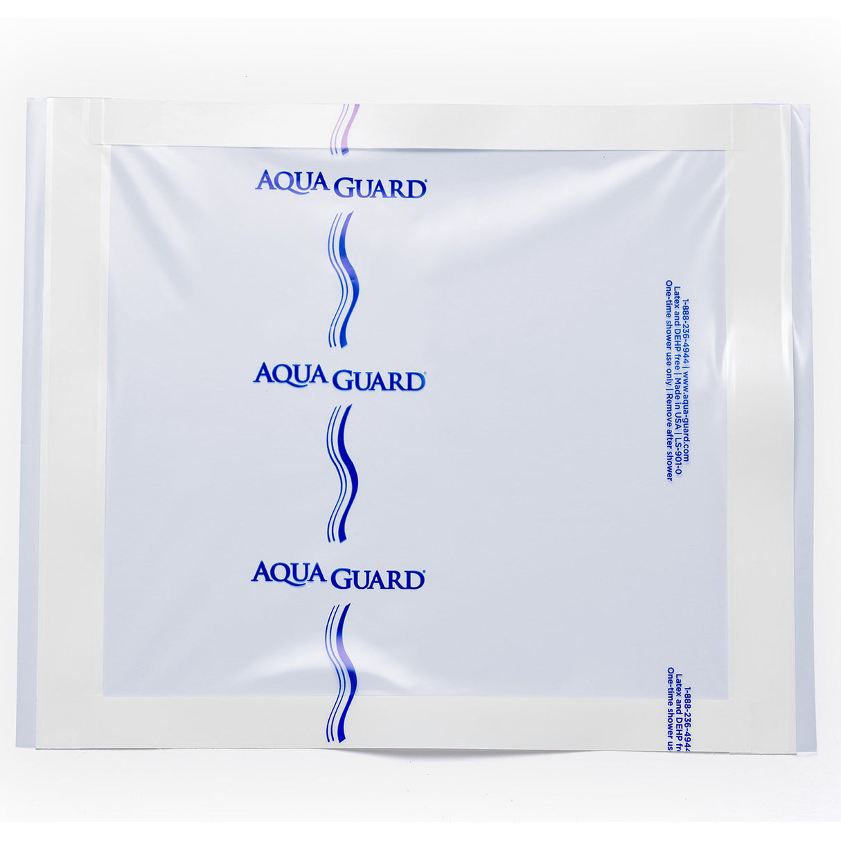 AquaGuard® Moisture Barrier 10" x 12", Actual Area of Coverage is 8-1/2" x 9-3/4", Retail Pack, PICC Lines, Stomas, Knee, Hip or Shoulder Incisions, Dialysis Catheters, Surgical Dressings, Ostomies