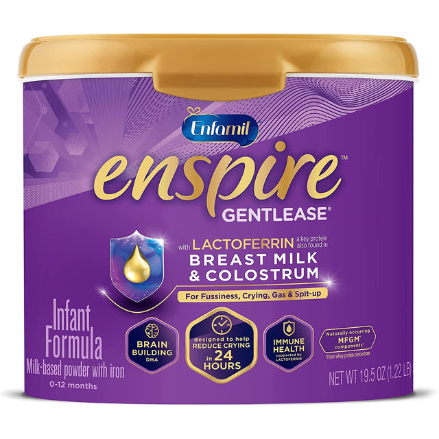 Image of Enfamil Enspire Gentlease, Non-GMO Powder, 19.5 oz Tub