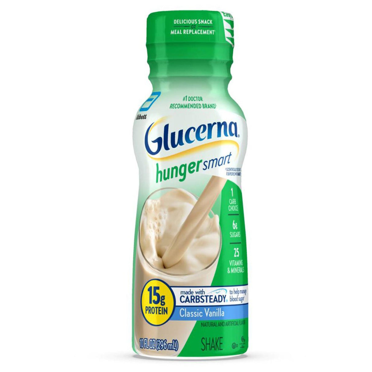 Image of Glucerna Hunger Smart Shake, Vanilla, 10 Fluid Ounce