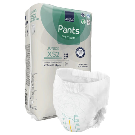 Image of Abena Pants Junior, Protective Underwear, X-Small, 20" - 30", XS2 Absorbency Level 2