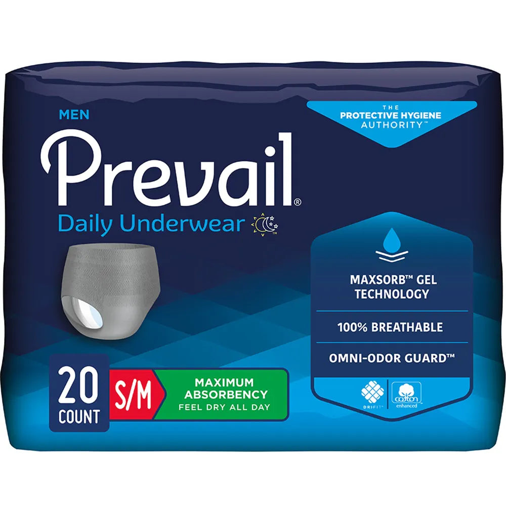 Image of Prevail Daily Incontinence Underwear for Men - Maximum Absorbency