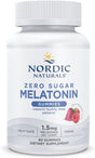 Image of Nordic Naturals Zero Sugar Melatonin Gummies, Raspberry, 60 ct