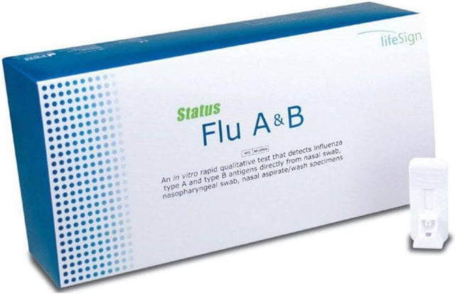 Image of Status Influenza A&B Test CLIA Waived Box of 25