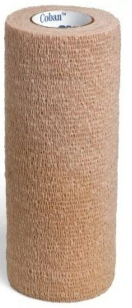 Image of CoFlex NL Latex Free Cohesive Bandage with EasyTear technology, 6" x 5 yds., Tan