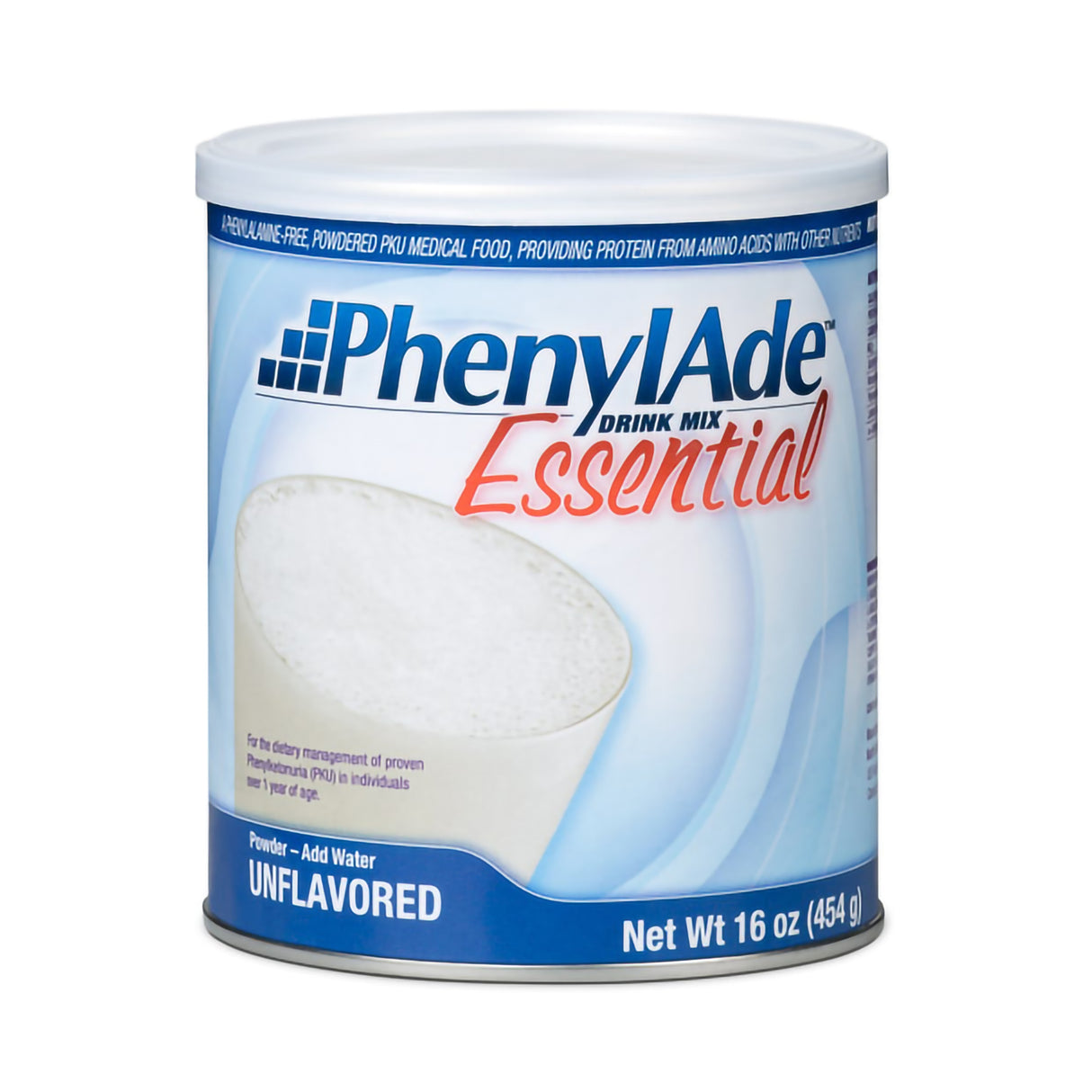 Image of PhenylAde Essential Drink Mix 1 lb Can, Unflavored