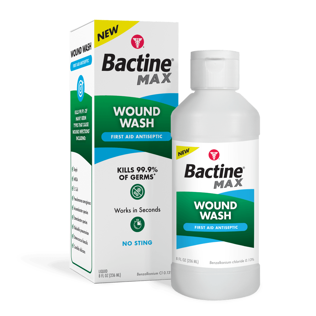 Image of Bactine Max Wound Wash Liquid, 8 oz.