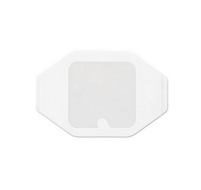 Image of Cardinal Health™ Transparent Dressing 4" x 4-1/2" Oval, Standard Window Out