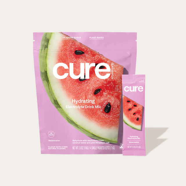 Image of Cure Hydrating Electrolyte Mix Pouch, Watermelon, 14 ct