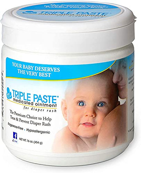 Image of Triple Paste Diaper Rash Ointment, 16 oz