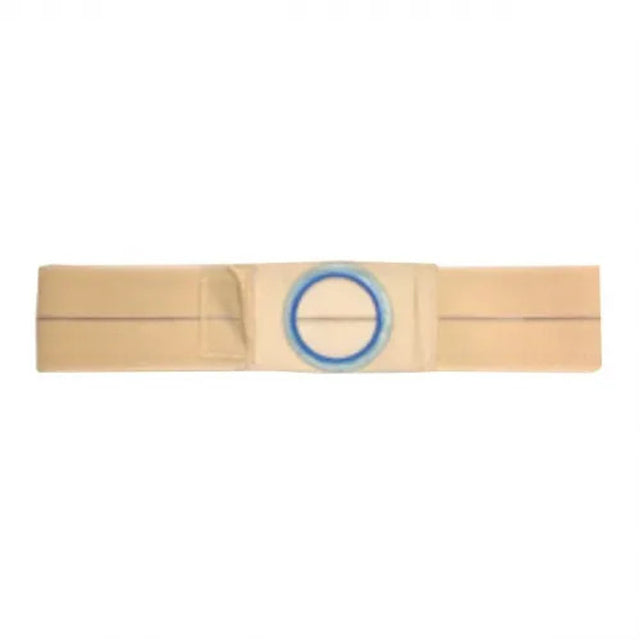 Image of Original Flat Panel Support Belt, Beige, 2-7/8" x 3-3/8" Opening 1" From Bottom, 6" Wide, Prolapse Support Flap, 28" - 32" Waist, Small