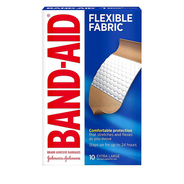 Image of J & J Band-Aid First Aid Flexible Fabric Bandage XL 10 ct