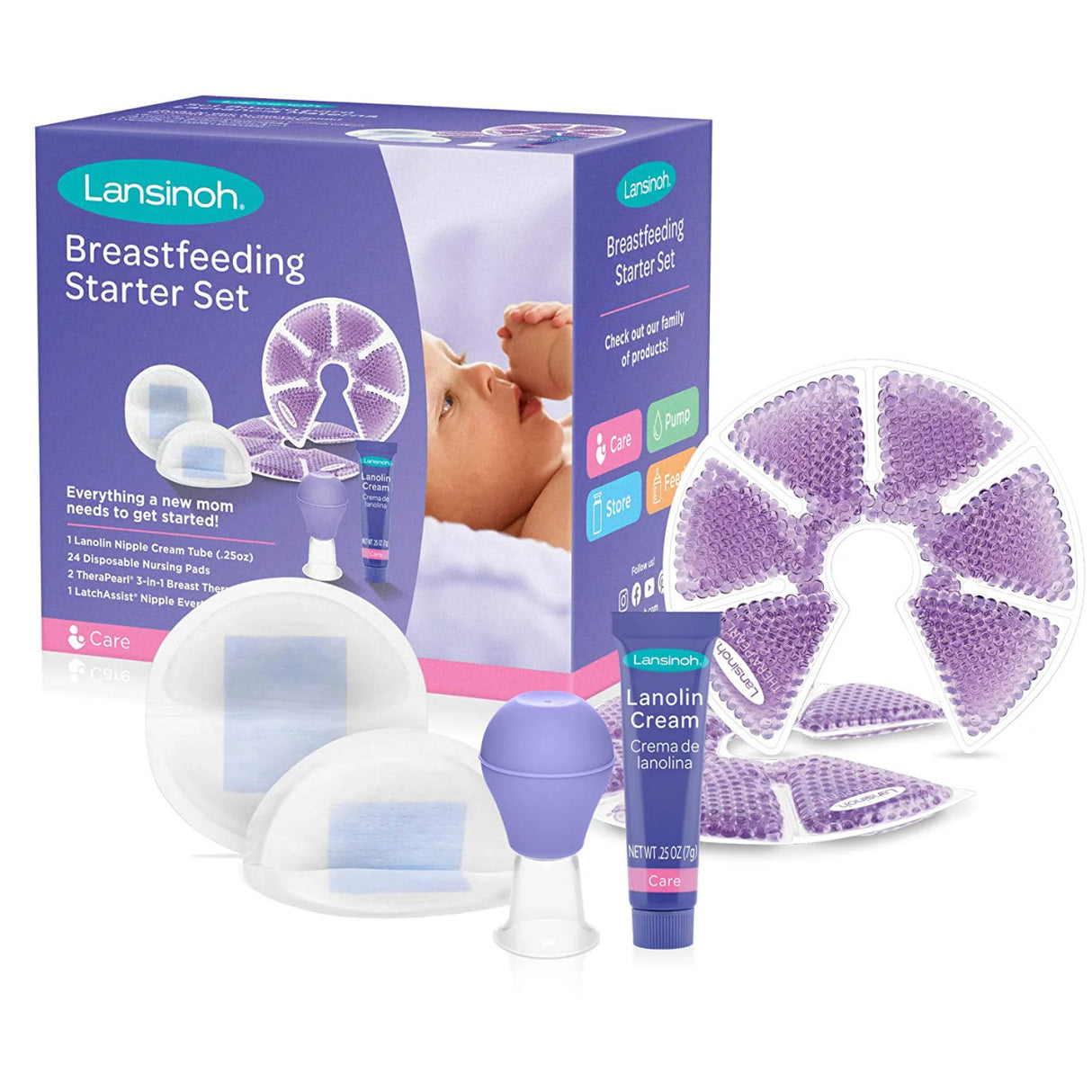 Image of Lansinoh Breastfeeding Essentials Kit