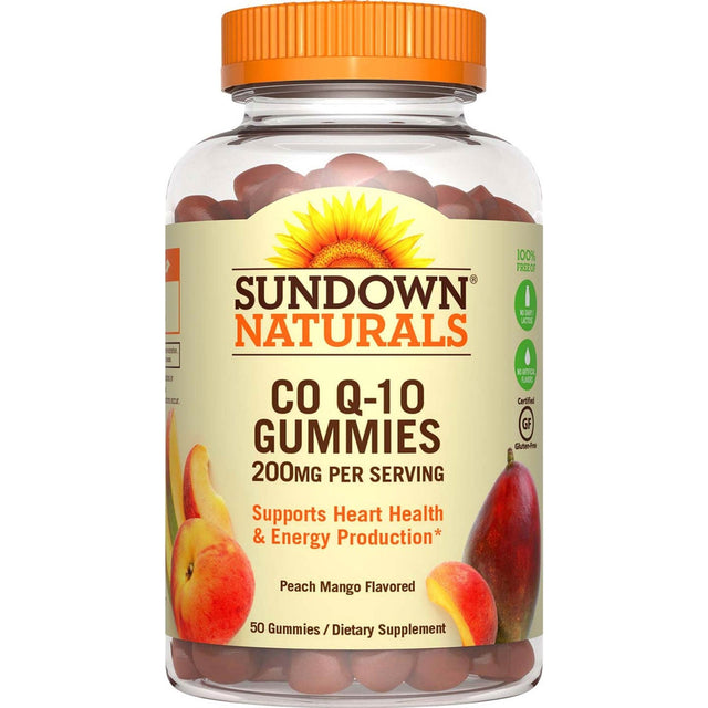 Image of Sundown Naturals Co Q-10 Gummies, Value Size, 200mg, 100 ct