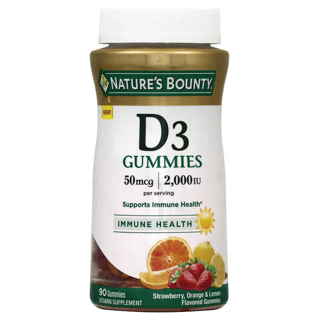 Image of Nature's Bounty Vitamin D3 Gummies, 90 ct