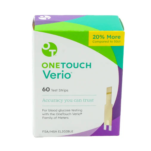 One Touch Verio Test Strips (60 count)