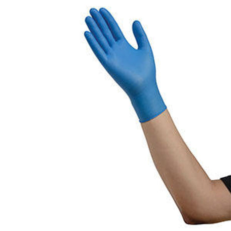 Image of Esteem Nitrile Micro-Textured Powder-Free Gloves, X-Small, Blue, Non-Sterile,REPLACES 558895N.