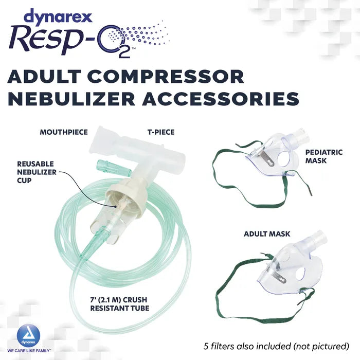 Image of Dynarex Resp-O2 Compressor Nebulizer