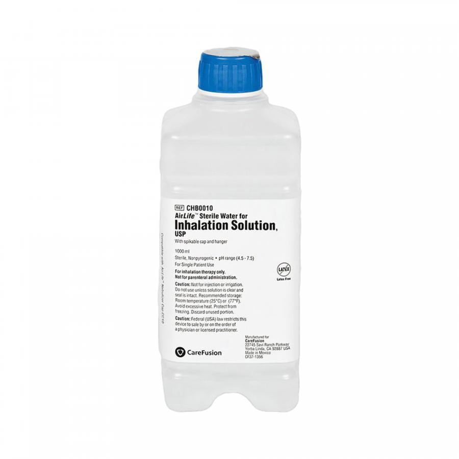 Image of Sterile Water Hanging Bottle with Spikable Cap and Hanger 1000 mL