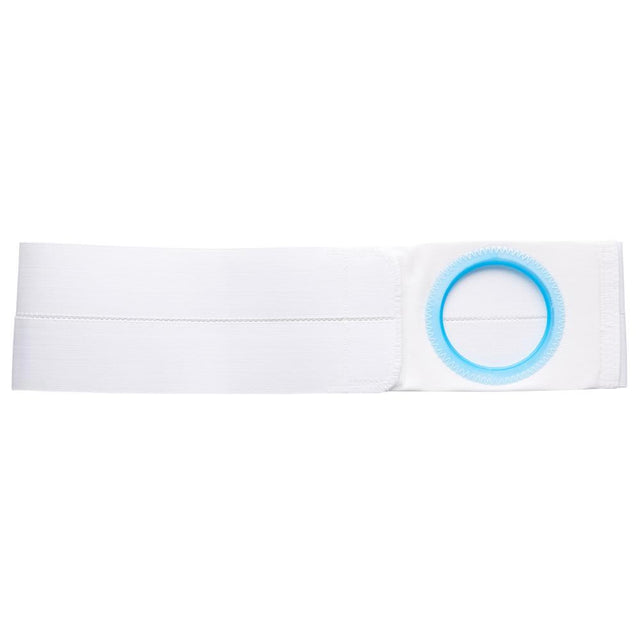 Image of 4" White, Cool Comfort, Flat Panel Belt, Prolapse Flap, Extra Large, 2-5/8" x 3-1/8" Center Opening