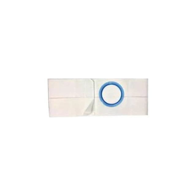 Image of 5" White, Regular Elastic, Flat Panel Belt, Large, 2-5/8" x 3-1/8" Center Opening