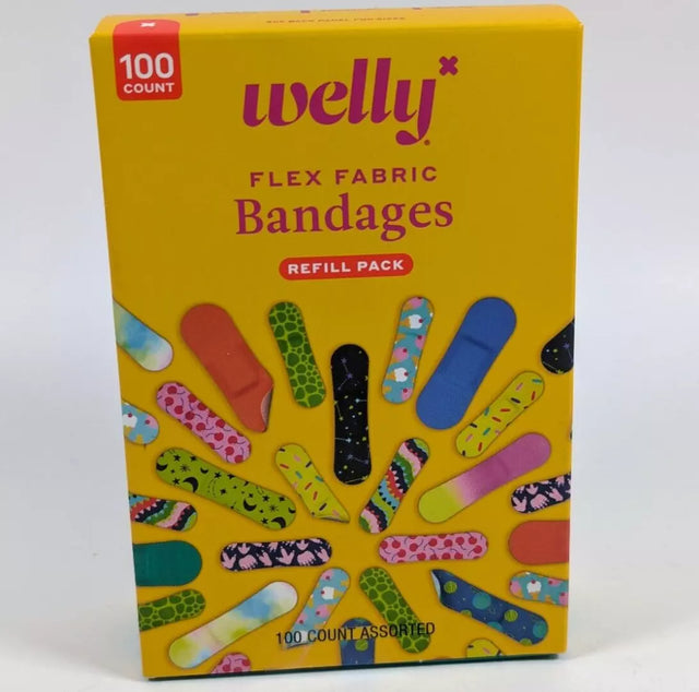 Image of Welly Bravery Bandages, Assorted Pattern Value Pack, 100 ct.