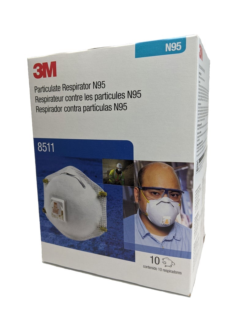 3M™ Particulate Respirator 8511, N95 - Box Of 10 – Save Rite Medical