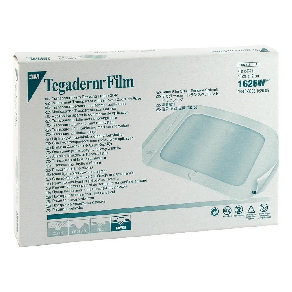 3M Tegaderm Transparent Film Dressing - 1626W | Save Rite Medical