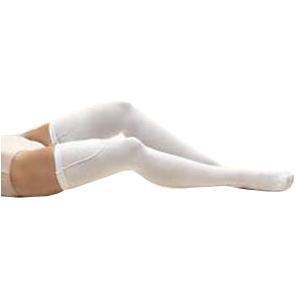 Anti-Embolism Elastic stockings white, for women