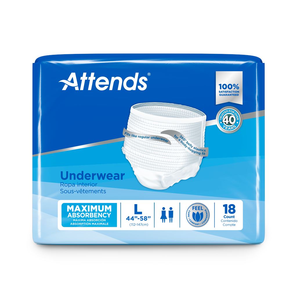 Attends Unisex Protective Underwear - Maximum Absorbency – Save