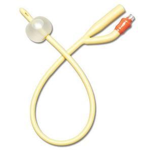 Image of BARDEX Infection Control 2-Way 100% Silicone Foley Catheter 16 Fr 5 cc Coude