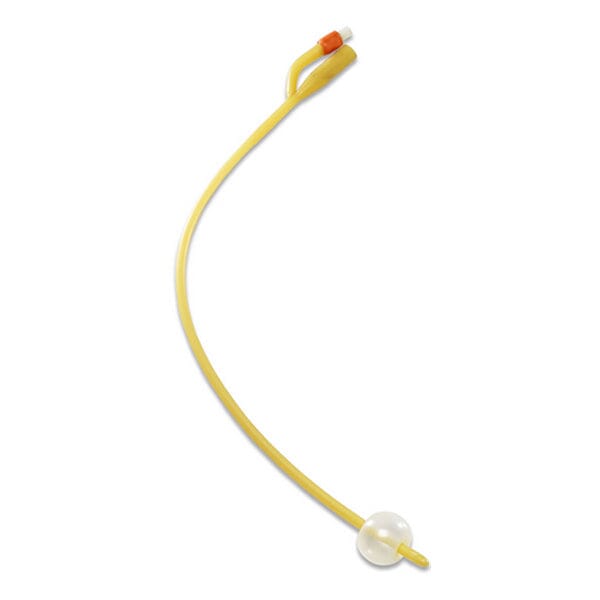 Image of Cardinal Health™ Dover™ Foley Catheter, Silicone-Elastomer Coated, Latex, 30mL Capacity, 2-Way, 12Fr OD, 16"