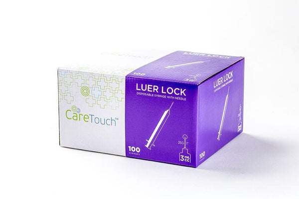 CareTouch Syringes Luer Lock, 3ml 25G X 1 – Save Rite Medical
