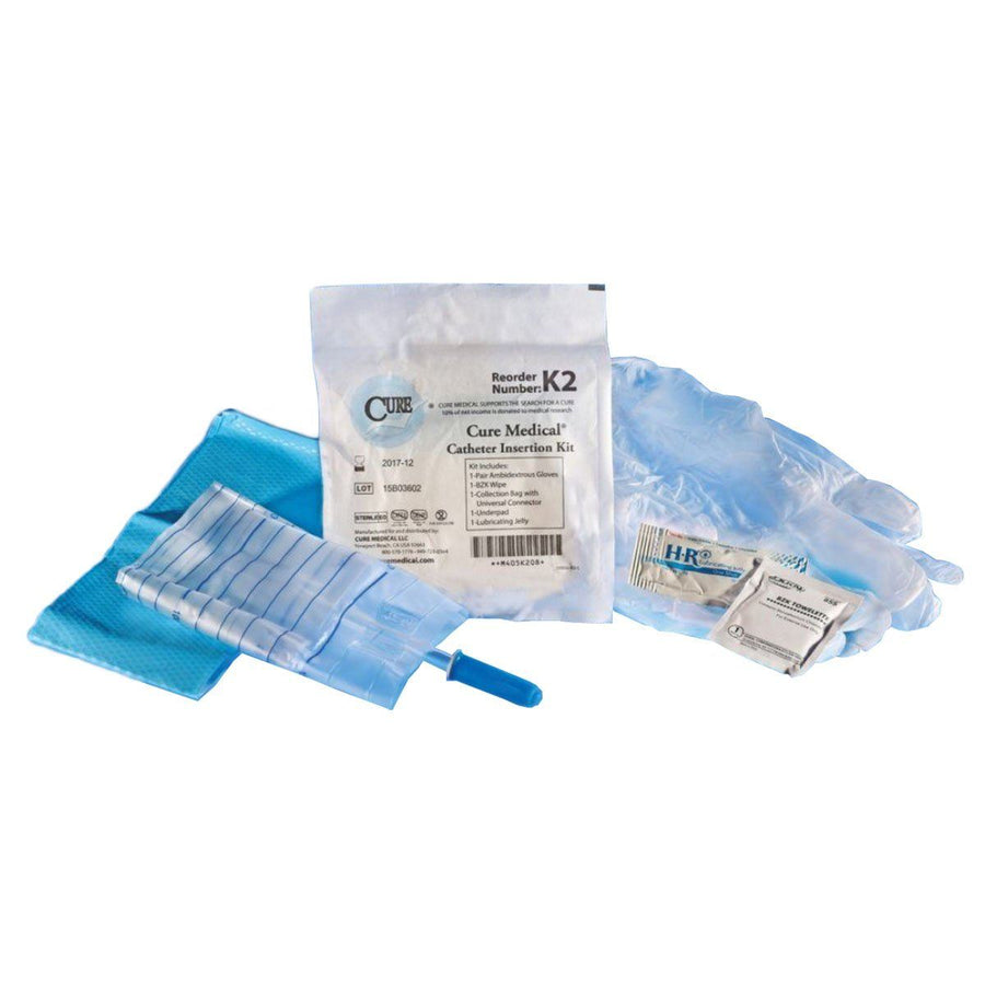 Catheter Insertion Tray with Universal Connector