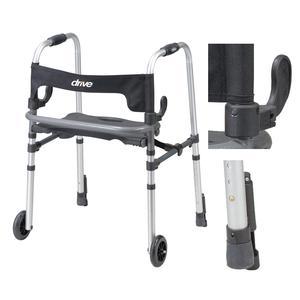 Image of Clever Lite 2 Wheel Walker With 5" Casters, Adult