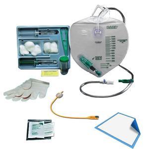 Image of Complete Care, Bardex I.C. Foley Tray with Drainage Bag, 16 Fr
