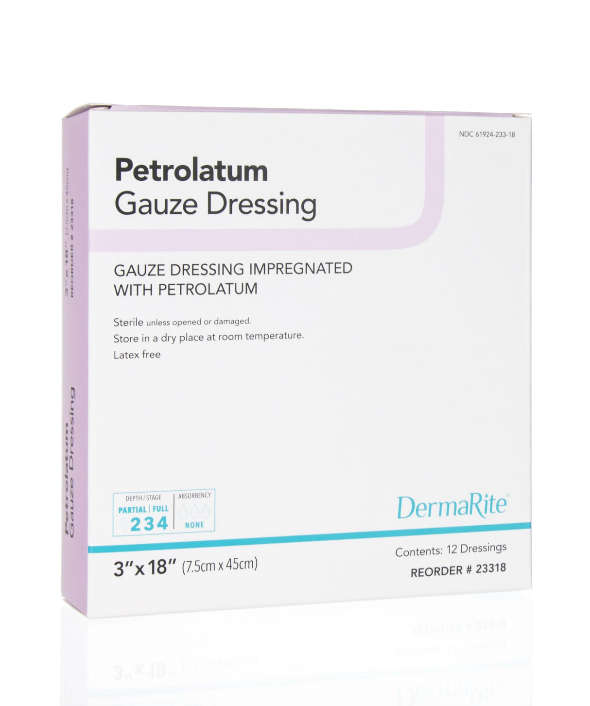 Image of Dermarite Petrolatum Impregnated Gauze Wound Dressing