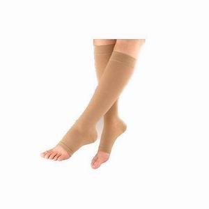 Image of EverSheer 20-30mmHg Calf, Open Toe, Medium, Short, Suntan