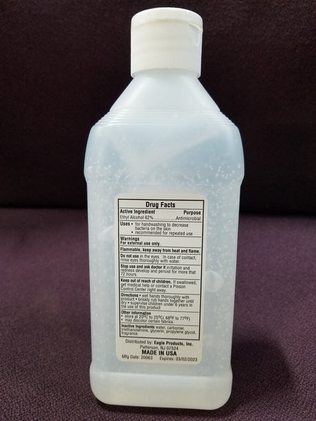 Image of Instant Hand Sanitizer, 12 FL OZ, Flip Cap