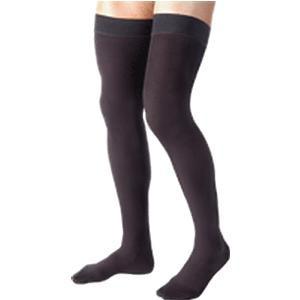 Image of Jobst For Men Thigh, Medium, Black, 20-30 mm Hg