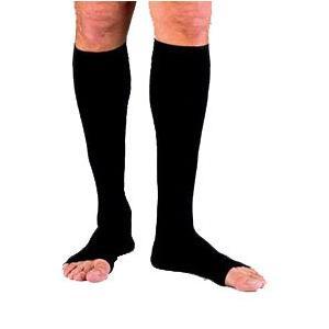 Image of Jobst For Men,20-30,Knee,Lrg,Full Calf,Op Toe,Blck