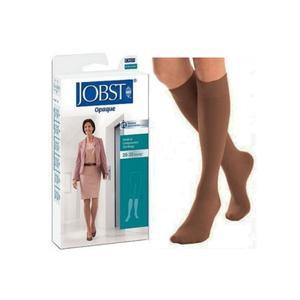 Image of Jobst Opaque SoftFit Knee-High, 20-30, Closed, Expresso, Large