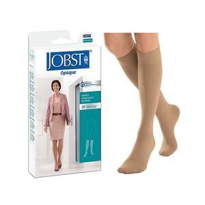 Image of Jobst Opaque SoftFit Knee-High, 20-30, Closed, Natural, Medium