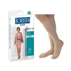 Image of Jobst Opaque SoftFit Knee-High, 20-30, Open, Natural, Medium