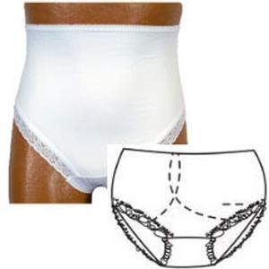 Ladies Split Crotch Ostomy Support Panty White, Large, Right – Save Rite  Medical
