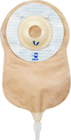 Image of Marlen Manufacturing UltraLite™ One-piece Urostomy Pouch with AquaTack™ Hydrocolloid Deep Convex Skin Barrier and E-Z Drain Valve 1-1/2" Opening, 9-1/4" L x 5-3/4" W, Transparent, 16Oz, Odor-proof